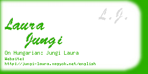 laura jungi business card
